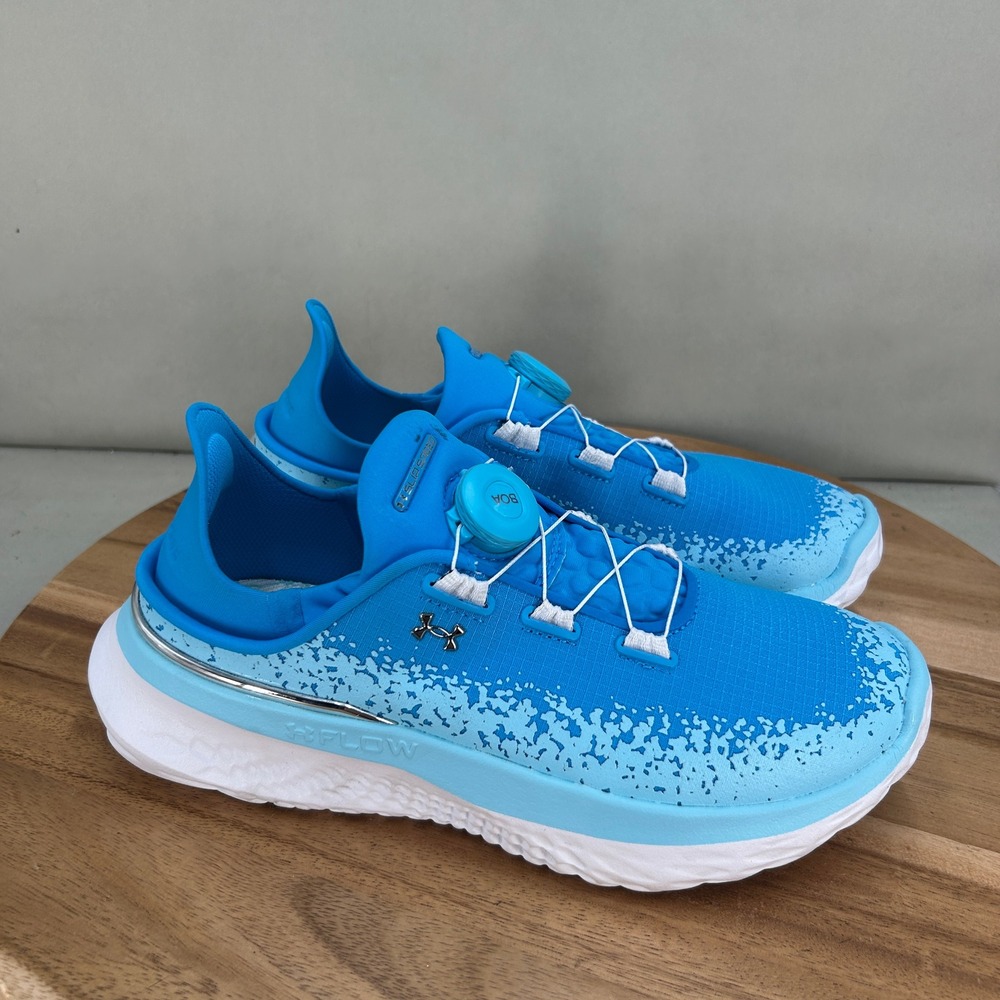 Under Armour SlipSpeed BOA Training Shoes Blue White 3028716-400 Womens Size 8